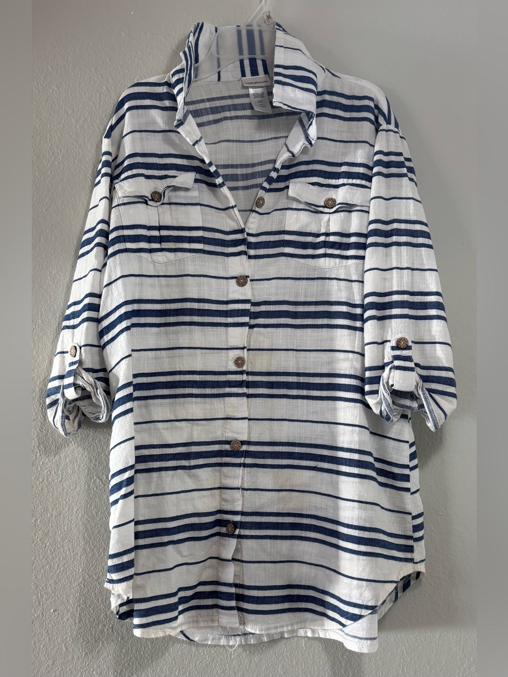 Fun in the sun button up